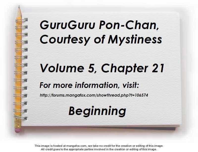 Guru Guru Pon-chan 21: I Would Die for Ponta at MangaFox.me
