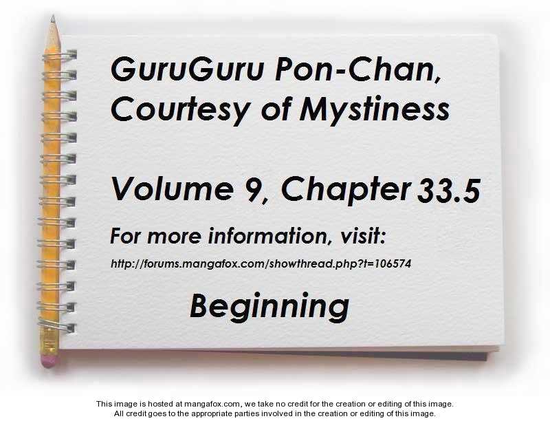 Guru Guru Pon-chan 33.5: Baby Guru Guru Pon-chan - Lovesickness at MangaFox.me