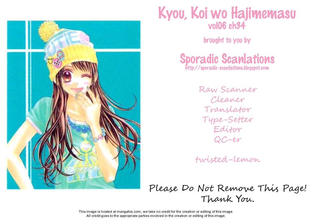 Kyou, Koi wo Hajimemasu 34 at MangaFox.me