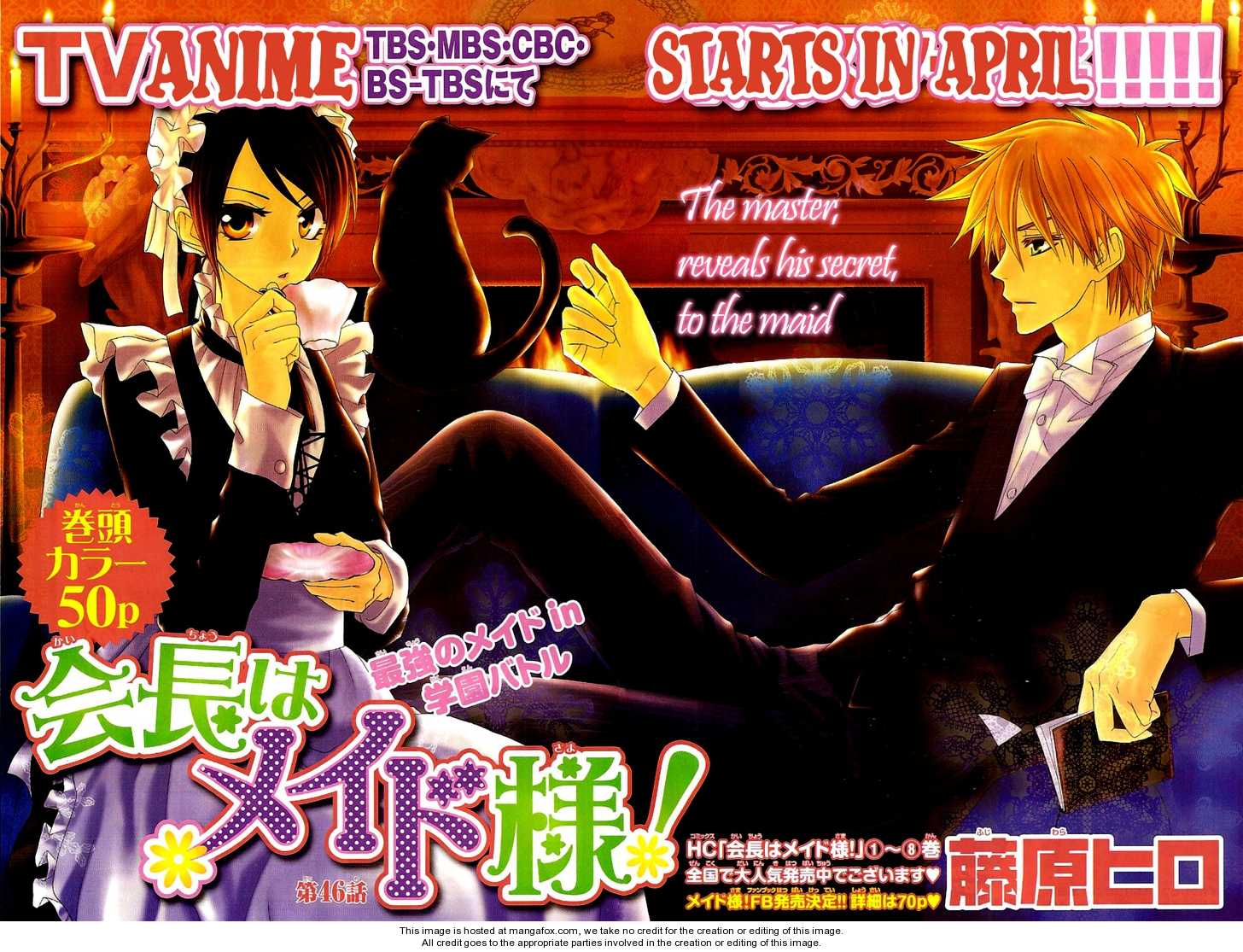 Kaichou wa Maid-sama 46: The Master, Reveals His Secret, To The Maid at MangaFox.me