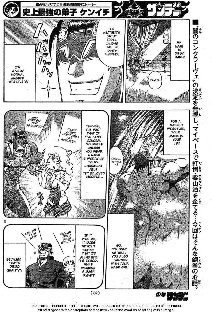 History's Strongest Disciple Kenichi 323: Good Fortune Comes to Those Who Smile! at MangaFox.me