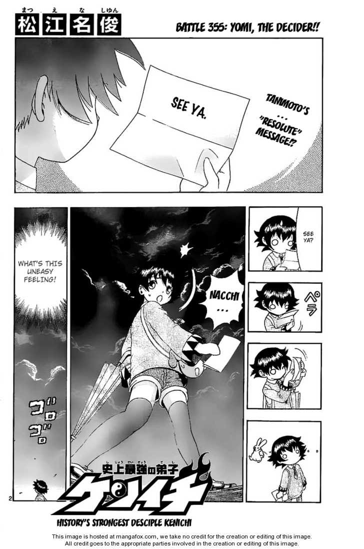 History's Strongest Disciple Kenichi 355: Yomi, The Decider!! at MangaFox.me
