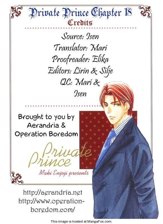 Private Prince 18: Our Journey Knows No End at MangaFox.me