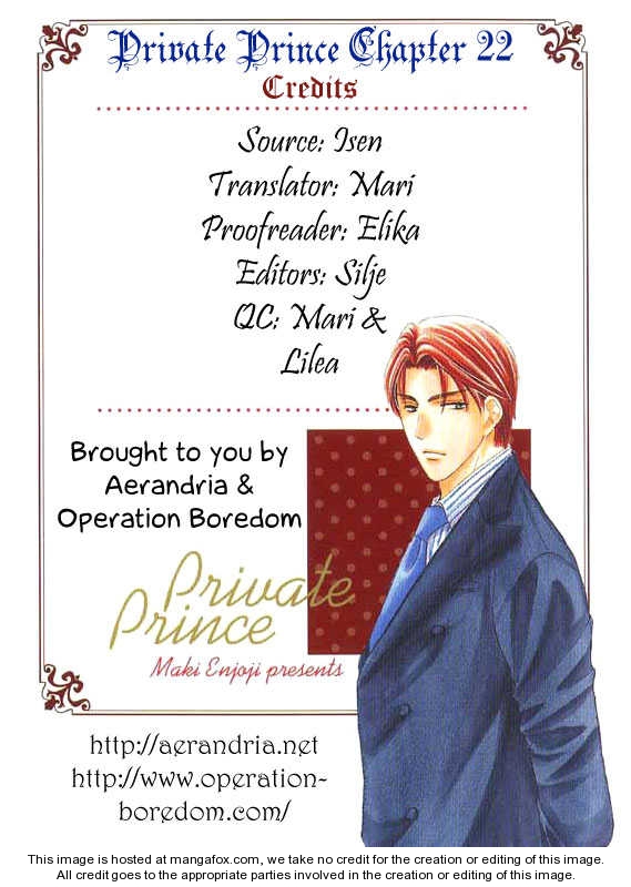 Private Prince 22: The Prince Dances at MangaFox.me