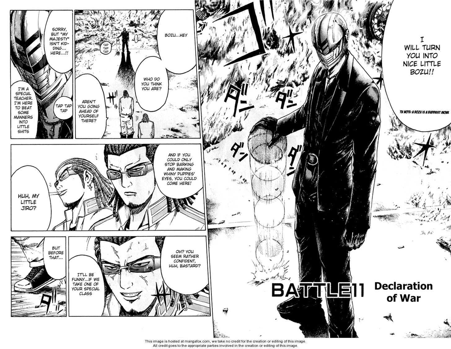 Kamen Teacher (FUJISAWA Tohru) 11: Declaration of War at MangaFox.me