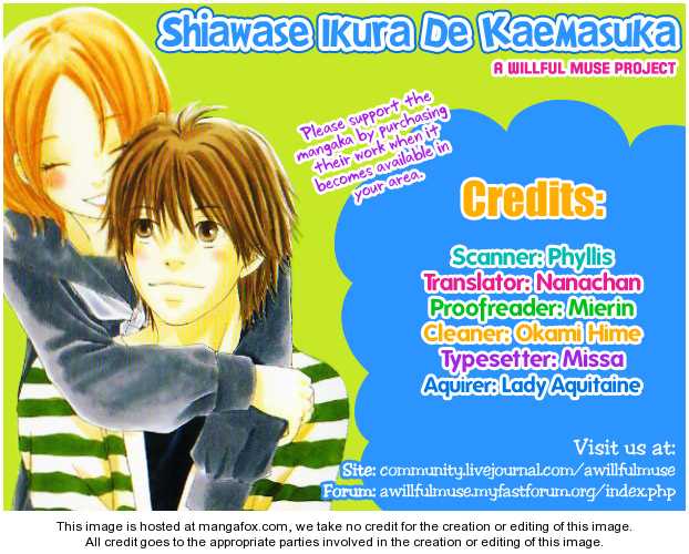 Shiawase Ikura de Kaemasu ka? 8: (End) at MangaFox.me