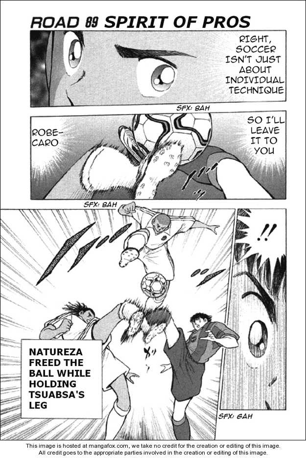Captain Tsubasa Road to 2002 89: Spirit Of Pros at MangaFox.me