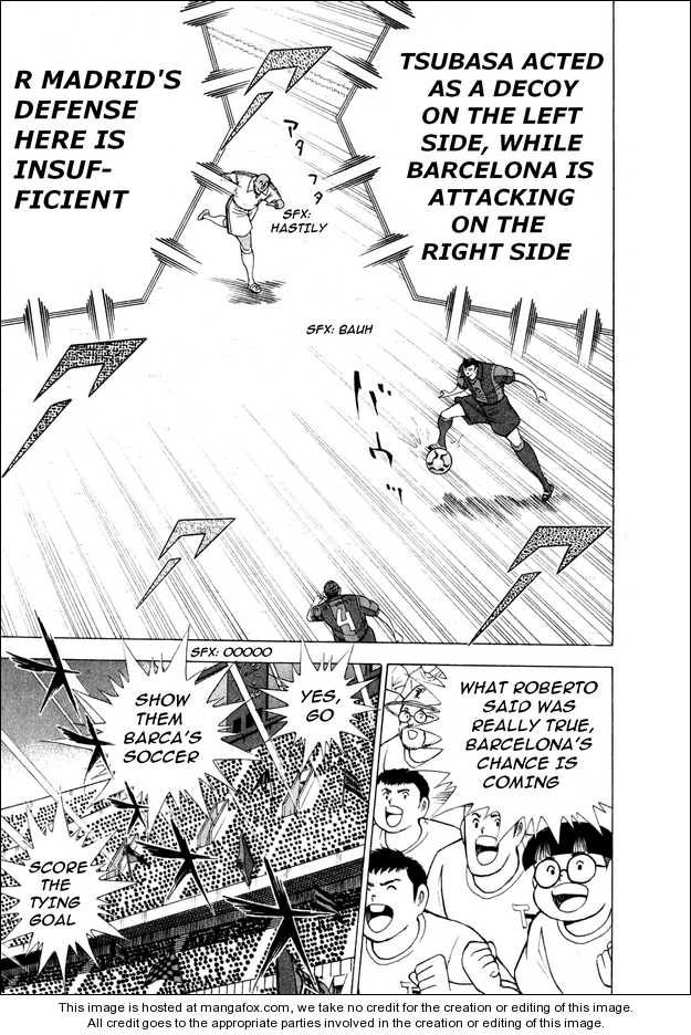 Captain Tsubasa Road to 2002 100: Barca's New Control Tower!! at MangaFox.me