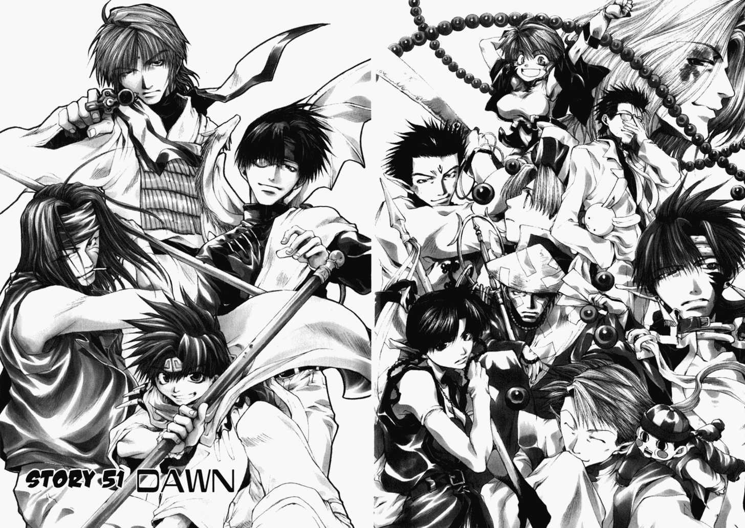 Saiyuki 51: Dawn at MangaFox.me
