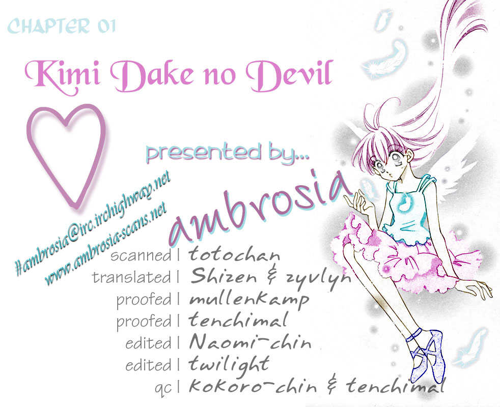 Kimi Dake no Devil 1: Ch. 1 at MangaFox.me