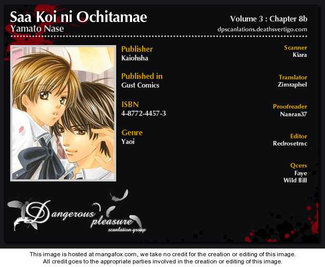 Saa Koi ni Ochitamae 8.2: Chapter 8 ~ Part B at MangaFox.me