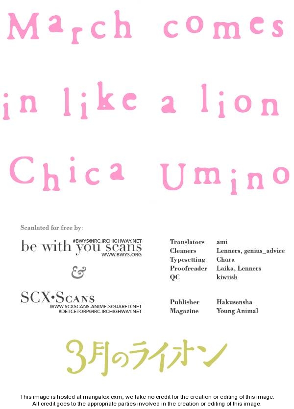 Sangatsu No Lion 9: A Contract at MangaFox.me