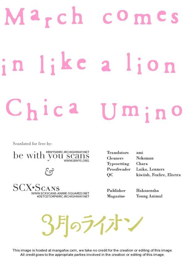 Sangatsu No Lion 10: Over the Cuckoo's Nest at MangaFox.me