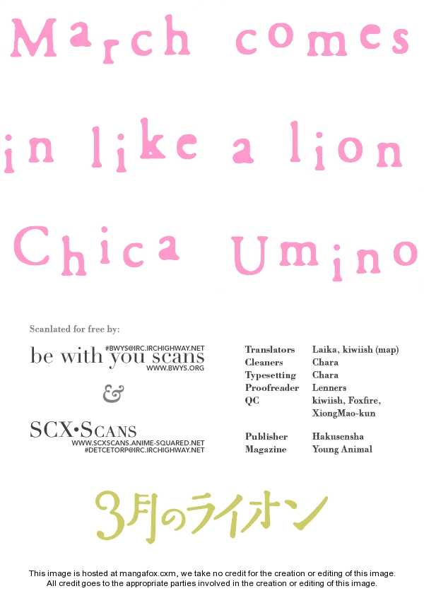 Sangatsu No Lion 10.5: Omake at MangaFox.me
