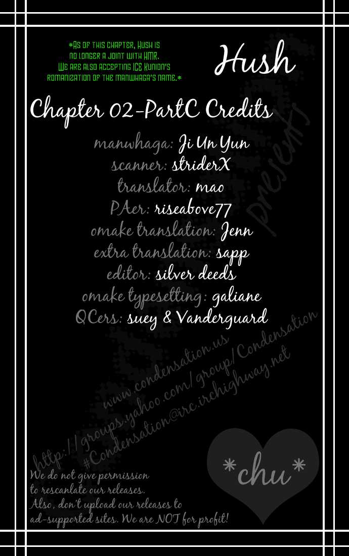 Hush 2.3: [Continuation] at MangaFox.me