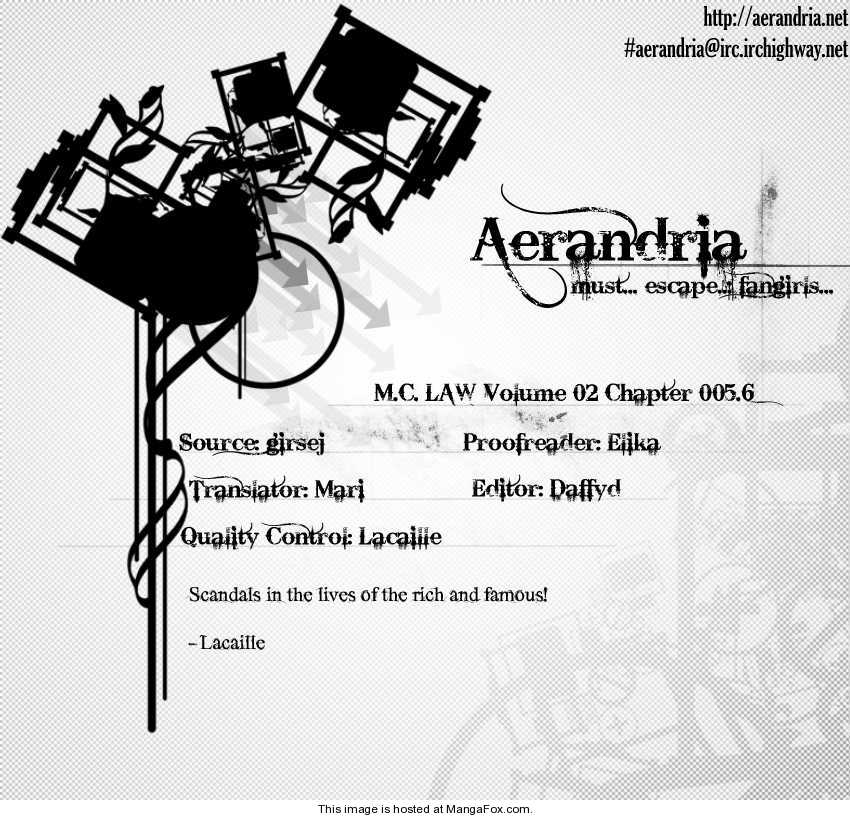 M.C. Law 5.6: Witness 6 at MangaFox.me