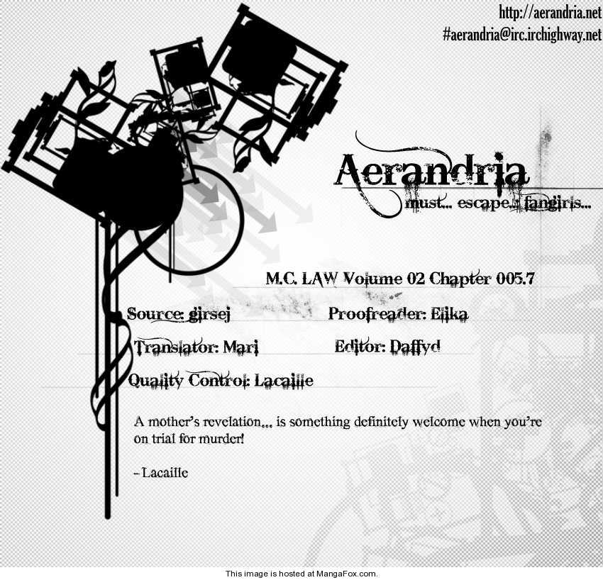 M.C. Law 5.7: Witness 7 at MangaFox.me