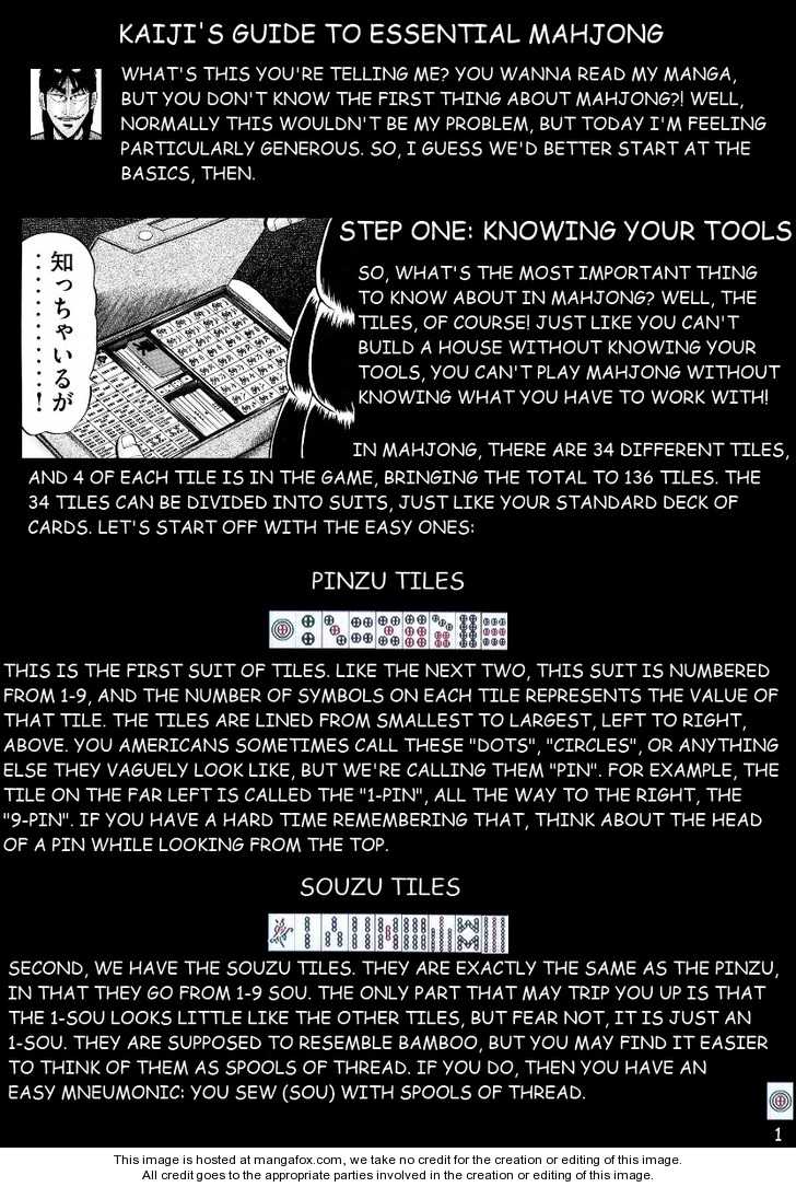Kaiji 142.1: Mahjong Guide at MangaFox.me