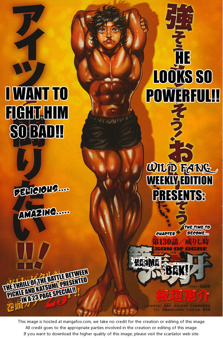Hanma Baki 130: The Time to Become at MangaFox.me