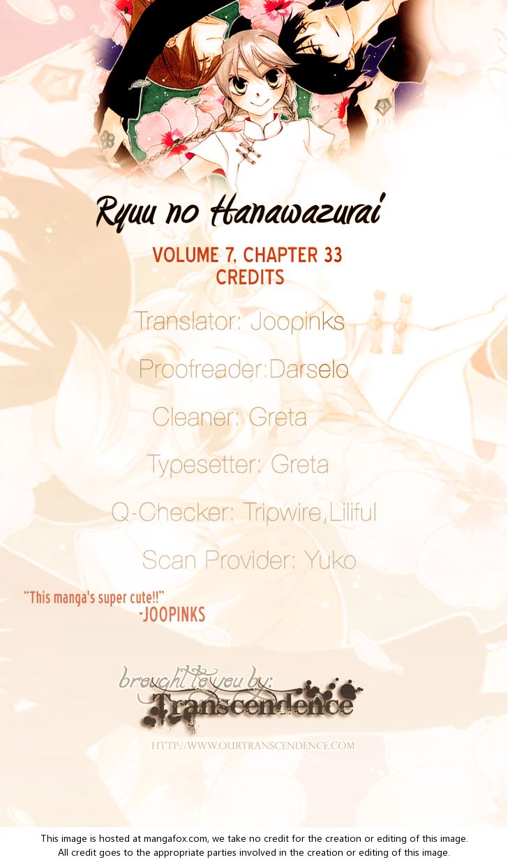 Ryuu no Hanawazurai 33 at MangaFox.me