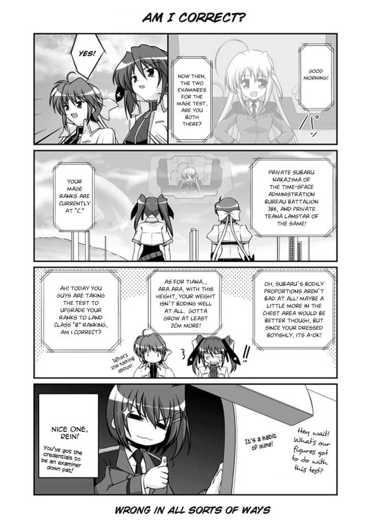 Mahou Shoujo Lyrical Nanoha StrikerS the Comics 11.1: omake (Part 1) at MangaFox.me