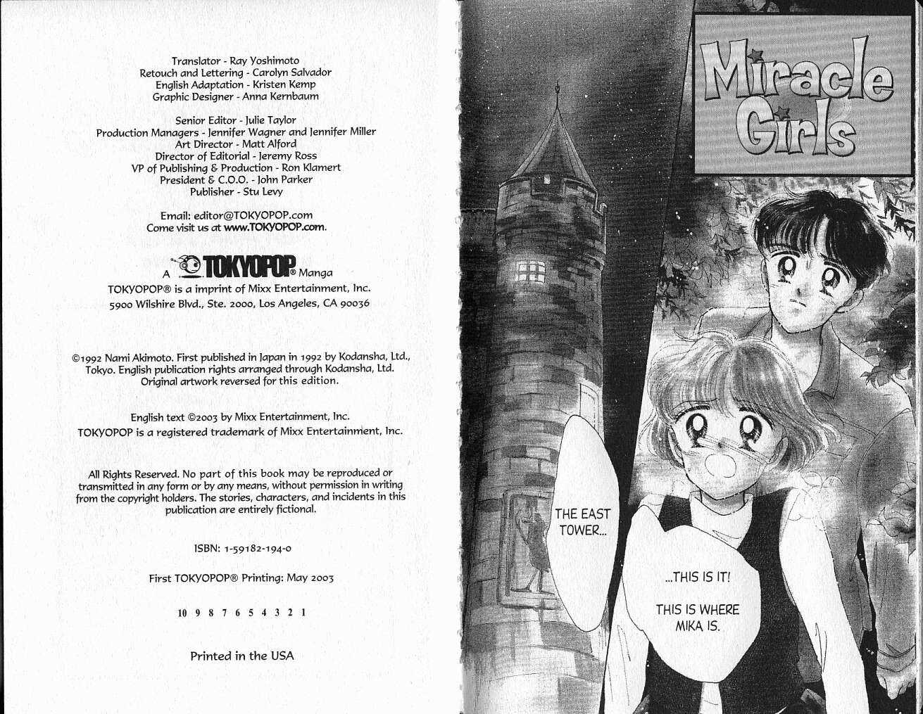 Miracle Girls 0 at MangaFox.me