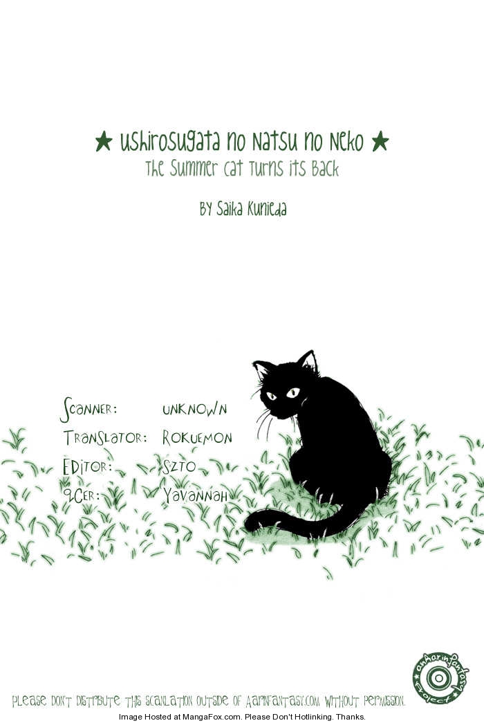 Ushirosugata no Natsu no Neko 1: oneshot at MangaFox.me