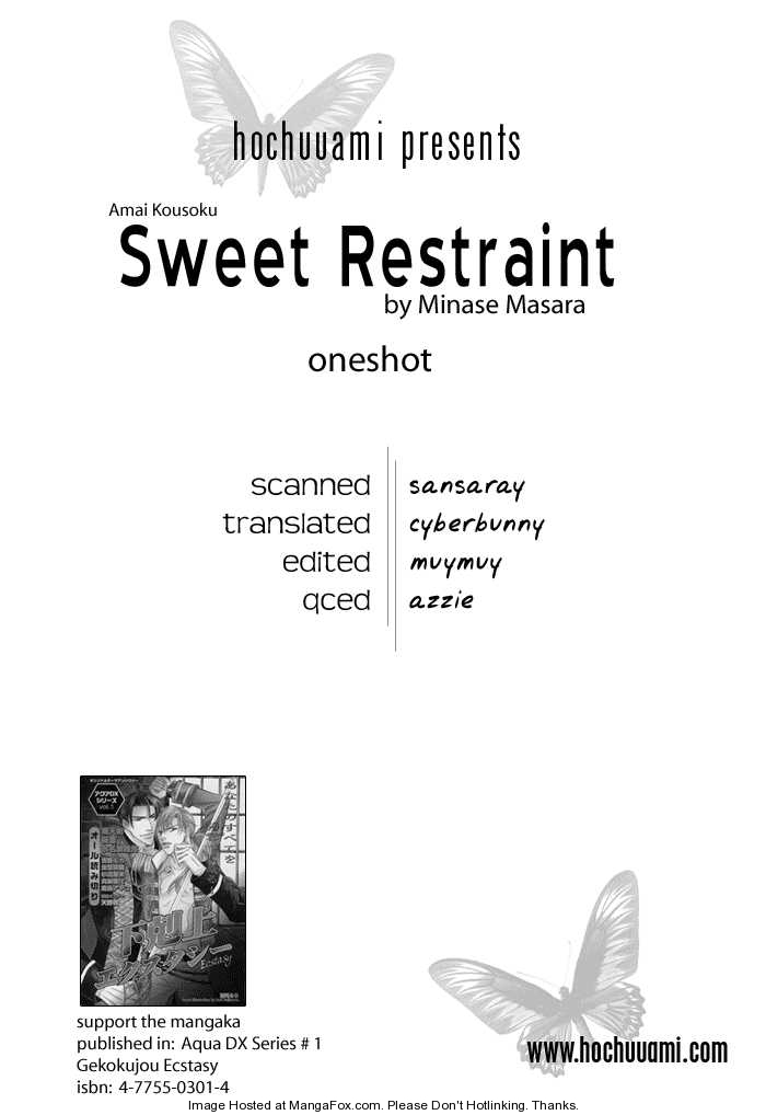 Sweet Restraint 1: Sweet Restraint at MangaFox.me