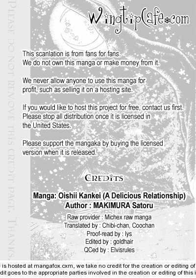 Oishii Kankei 6 at MangaFox.me
