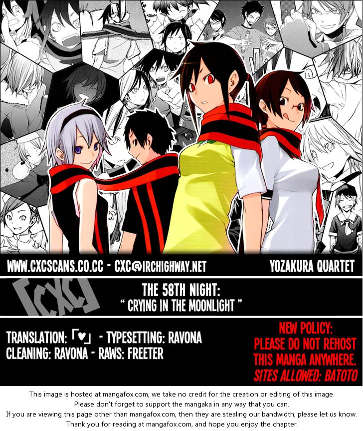 Yozakura Quartet 58: Crying in the Moonlight at MangaFox.me