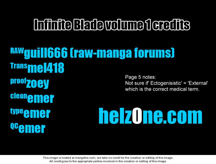 Infinite Blade 5: One Purpose at MangaFox.me