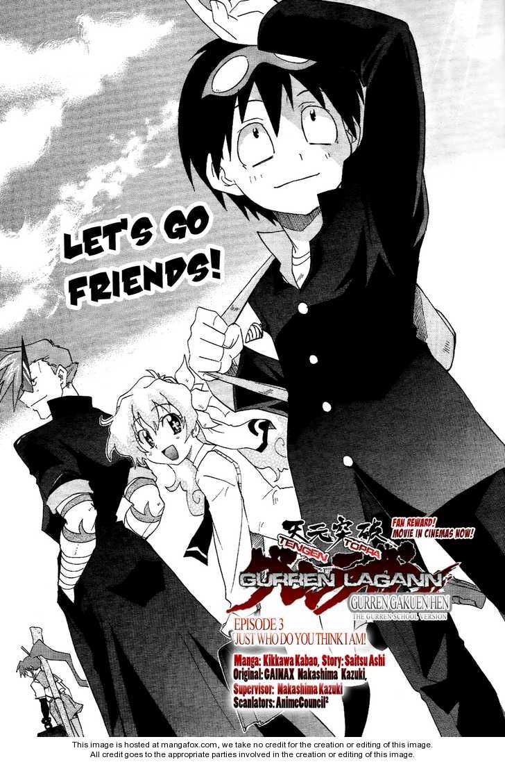 Tengen Toppa Gurren Lagann - Guren Gakuenhen 3 at MangaFox.me