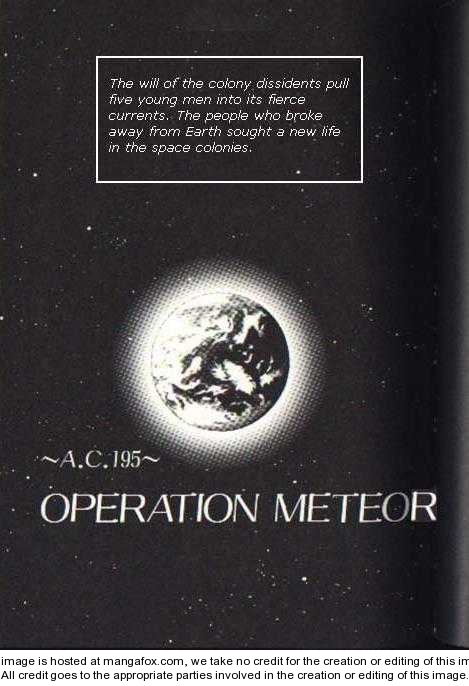 Shin Kidou Senki Gundam W: Episode Zero 8: Operation Meteor at MangaFox.me