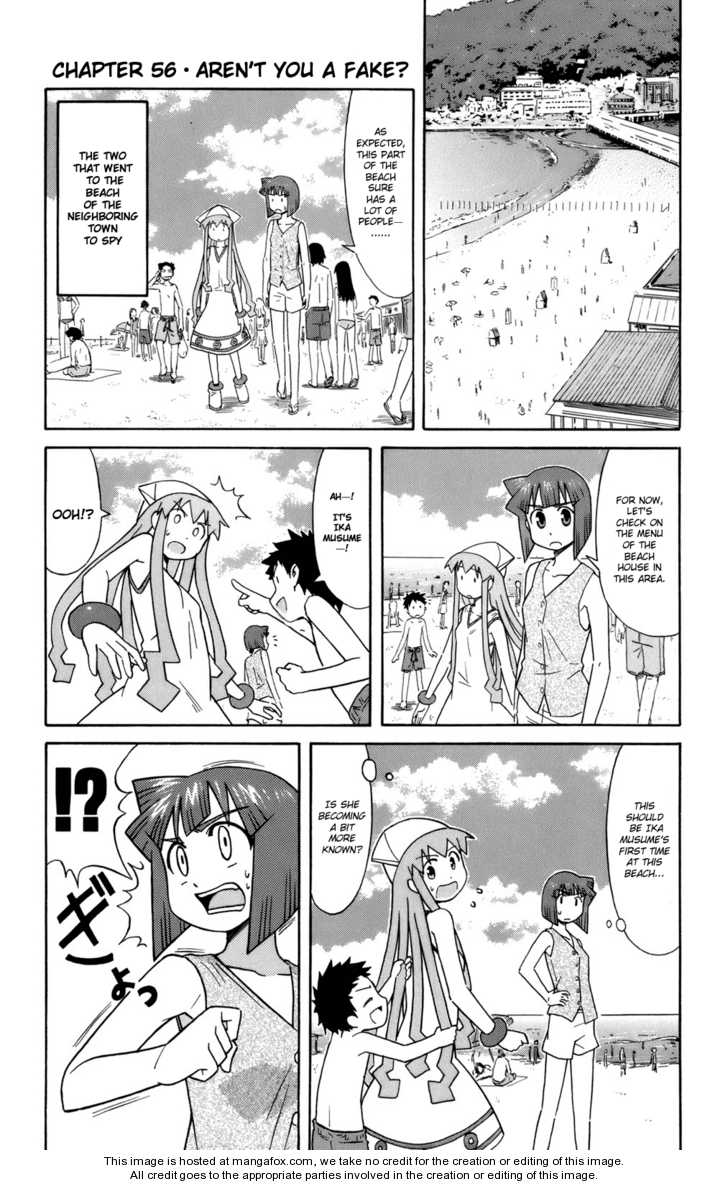 Shinryaku! Ika Musume 56: Aren't You a Fake? at MangaFox.me