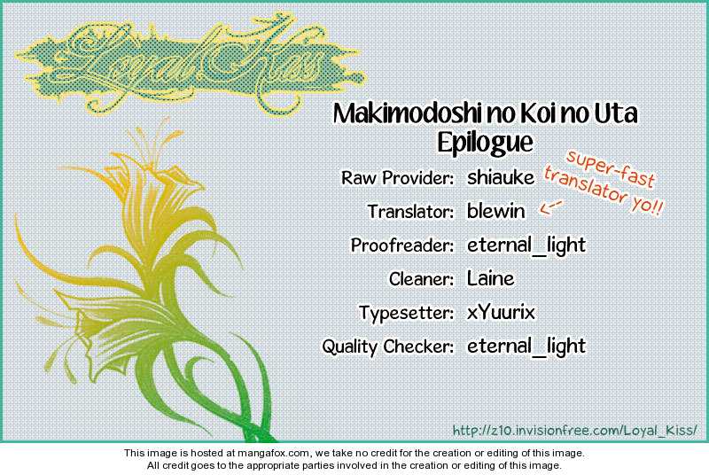 Makimodoshi no Koi no Uta 5: Epilogue at MangaFox.me
