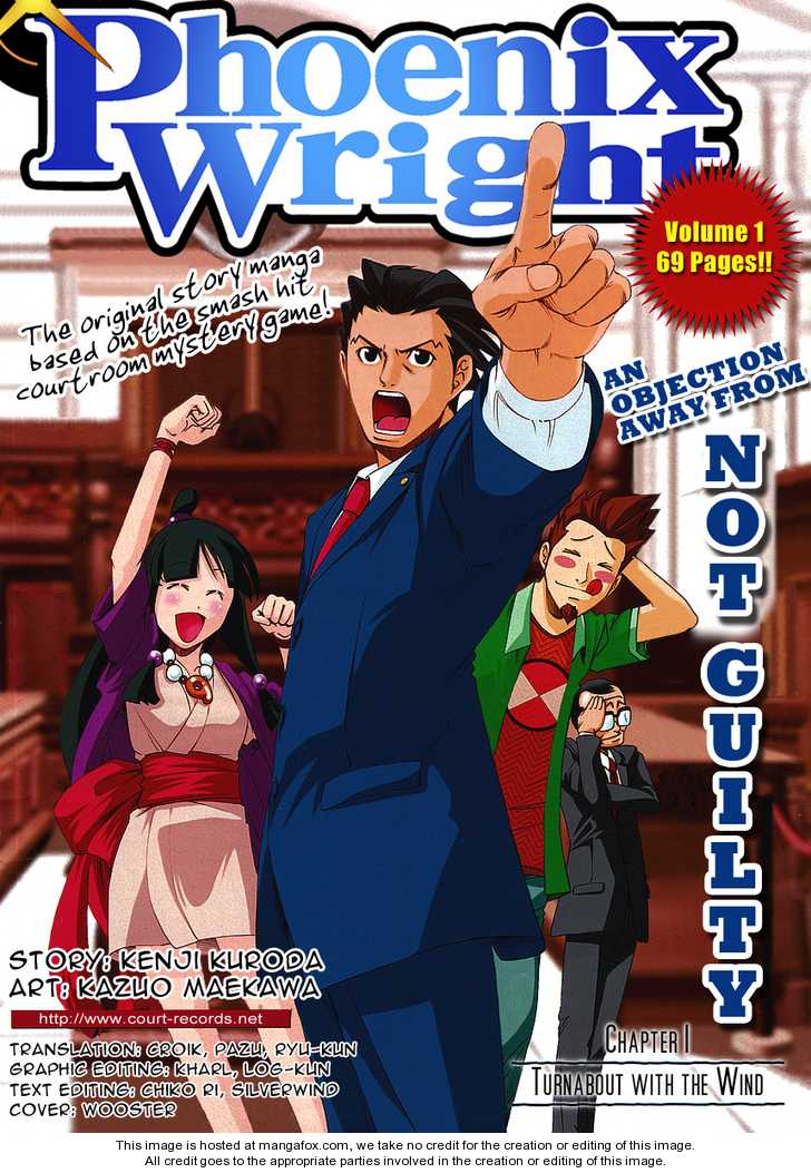 Gyakuten Saiban 1: Turnabout in the Wind at MangaFox.me