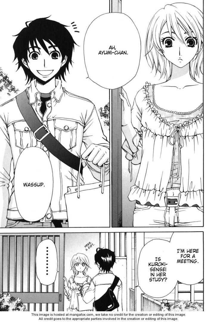 Kanojo wa Kannou Shousetsuka 9: He can't see the obvious? at MangaFox.me