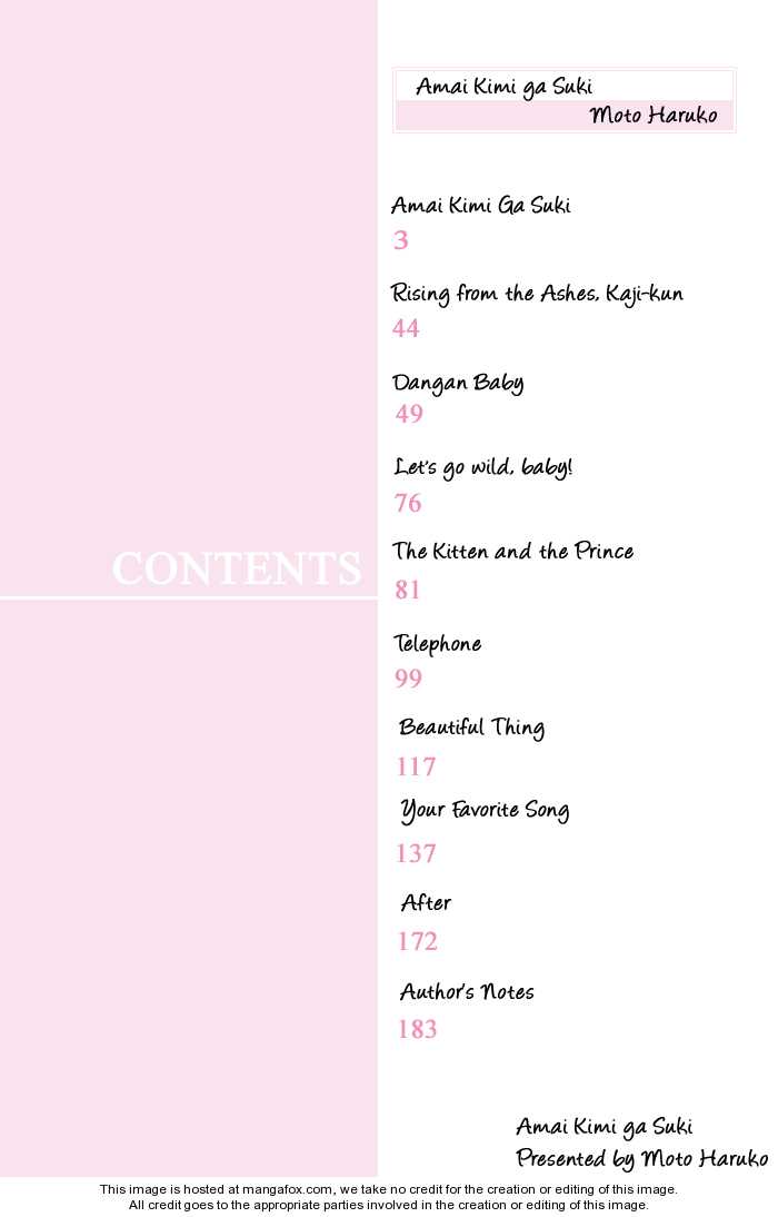 Amai Kimi ga Suki 1: Amai Kimi ga Suki at MangaFox.me