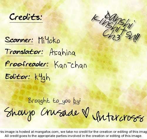 Danshi Kinshitsu!! 3 at MangaFox.me