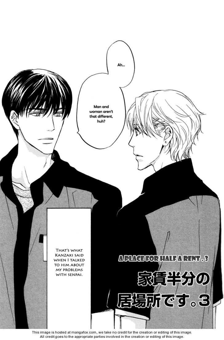 Yachin Hanbun no Ibasho desu 3: A Place For Half A Rent ~ Part 3 at MangaFox.me