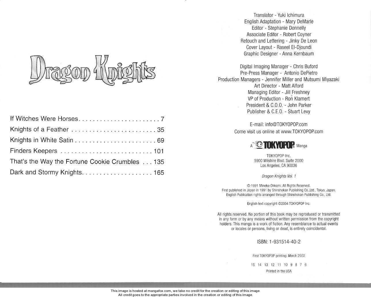 Dragon Knights 0: [Includes chapters 1-6.  See forum for chapter names.] at MangaFox.me