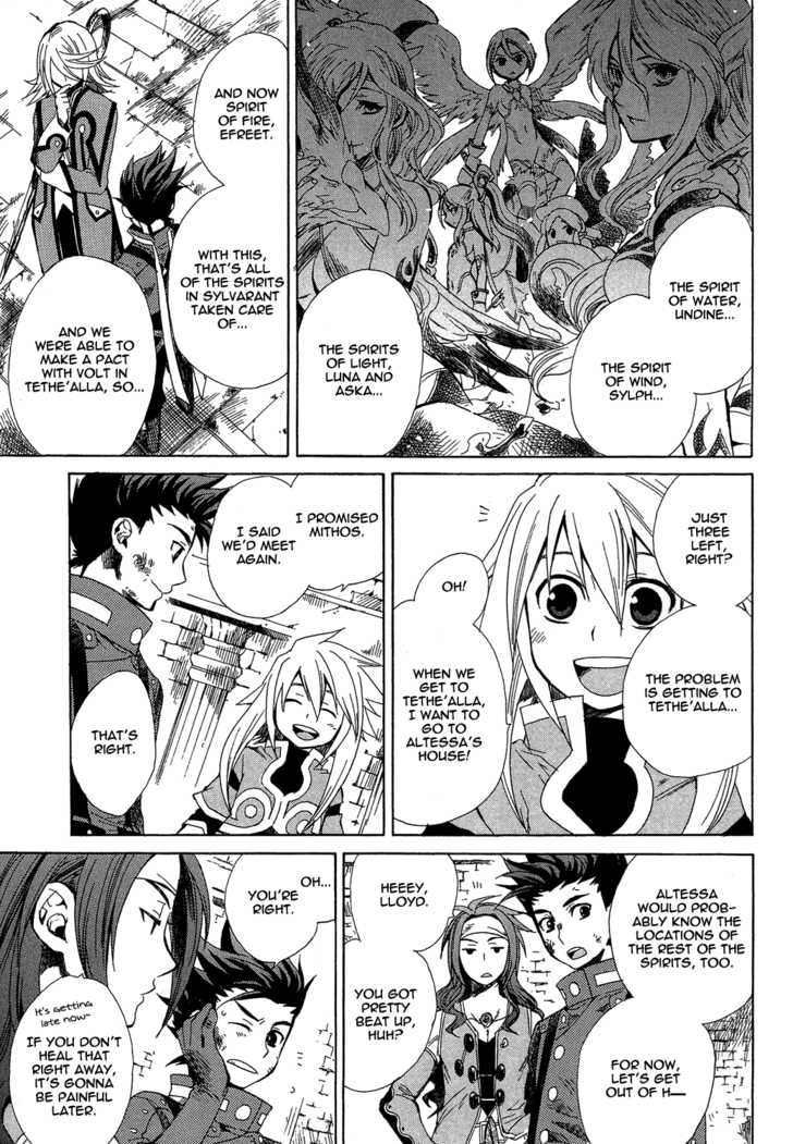 Tales of Symphonia 17.1: True Form at MangaFox.me