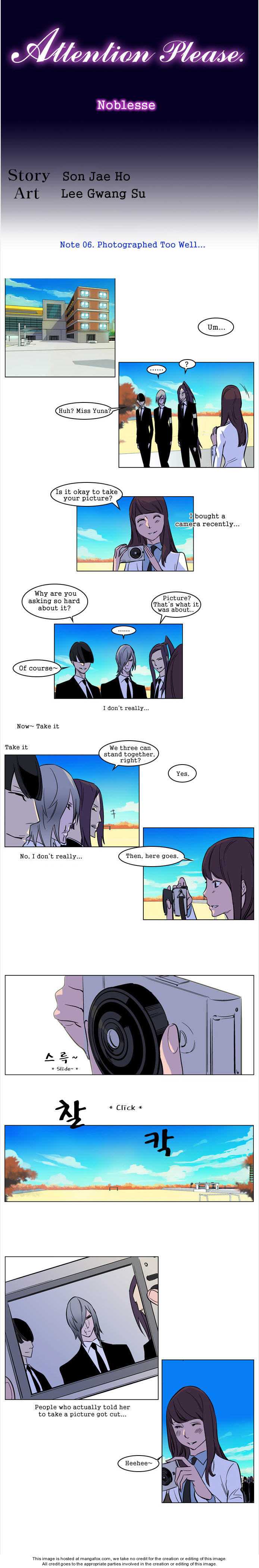 Noblesse 171.5: Attention Please. Note 06 at AnimeShippuuden.me