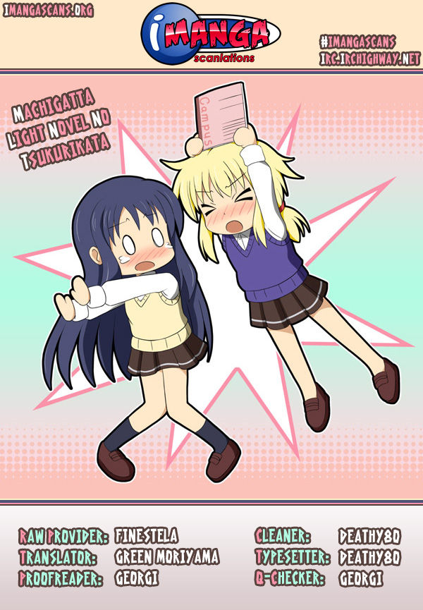 Machigatta Ranobe no Tsukurikata 9: Let's Write with Love at MangaFox.me