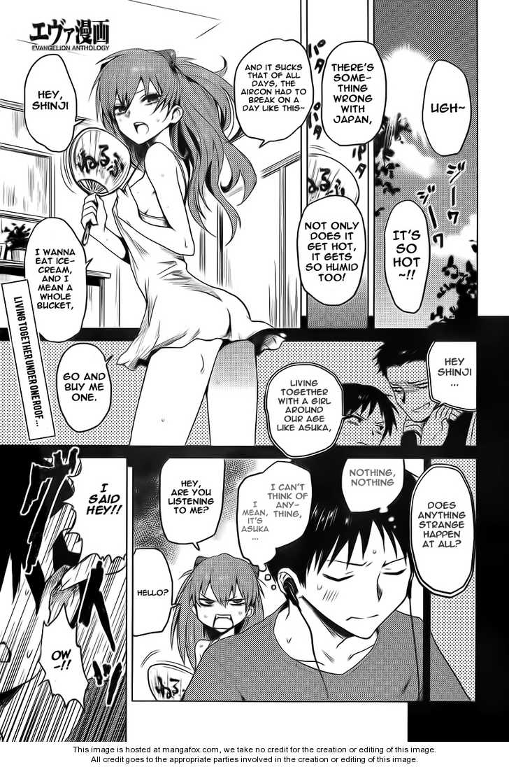 Neon Genesis Evangelion - Shinji to Asuka to Atsui Hi 1 at MangaFox.me