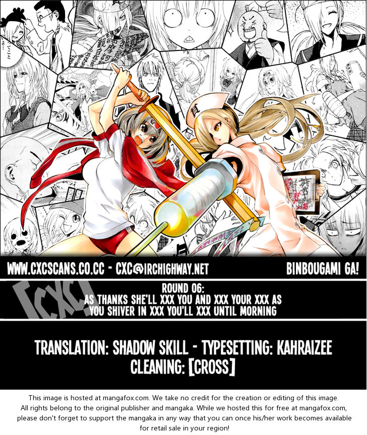 Binbougami ga! 6: As Thanks She'll XXX You and XXX Your XXX as You Shiver in XXX You'll XXX Until Morning at MangaFox.me