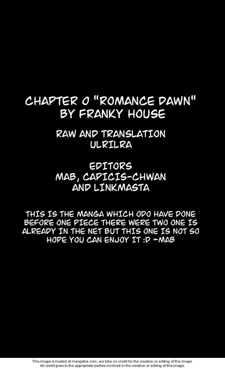 Romance Dawn 1: One Piece: Romance Dawn at MangaFox.me