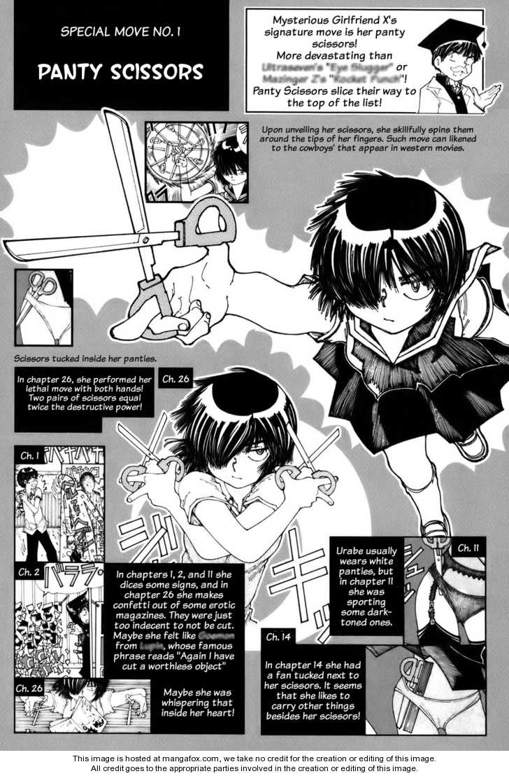 Mysterious Girlfriend X 28.5: Extra: Special Moves Report at MangaFox.me