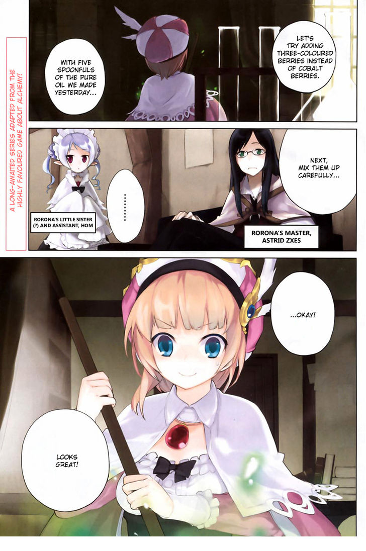 Rorona no Atelier: Watashi no Takaramono 1: Rorona's Atelier at MangaFox.me