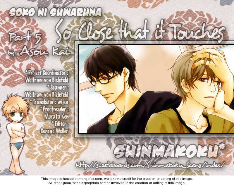 Soko ni Suwaru na 5: So Close That It Touches (Fureru Chikasa de) at MangaFox.me